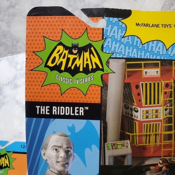Batman Action Figures Lot of 3 Riddler Robin Egghead Classic TV Series DC New - Picture 15 of 16